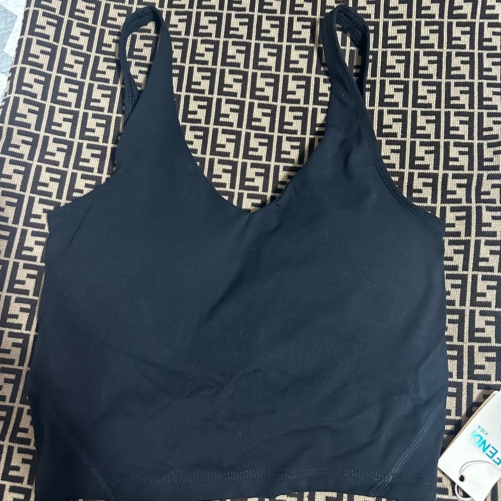 Black, tank top, size 0-2.